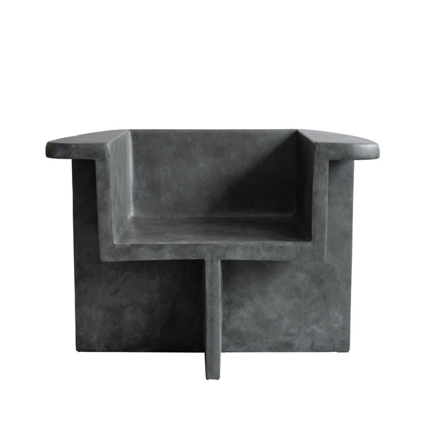 Brutus Lounge Chair - 101Copenhagen - Chairs - Dark Grey - HORNE