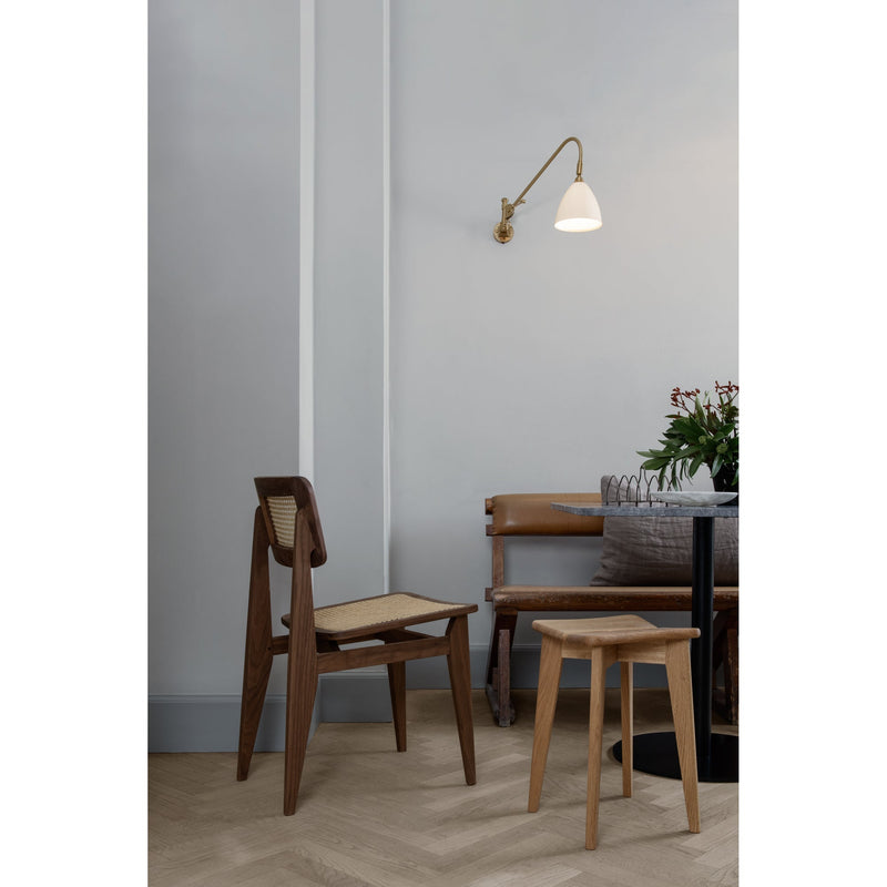 C - Chair Dining Chair - All French Cane - Gubi - Chairs - American Oiled Walnut - HORNE