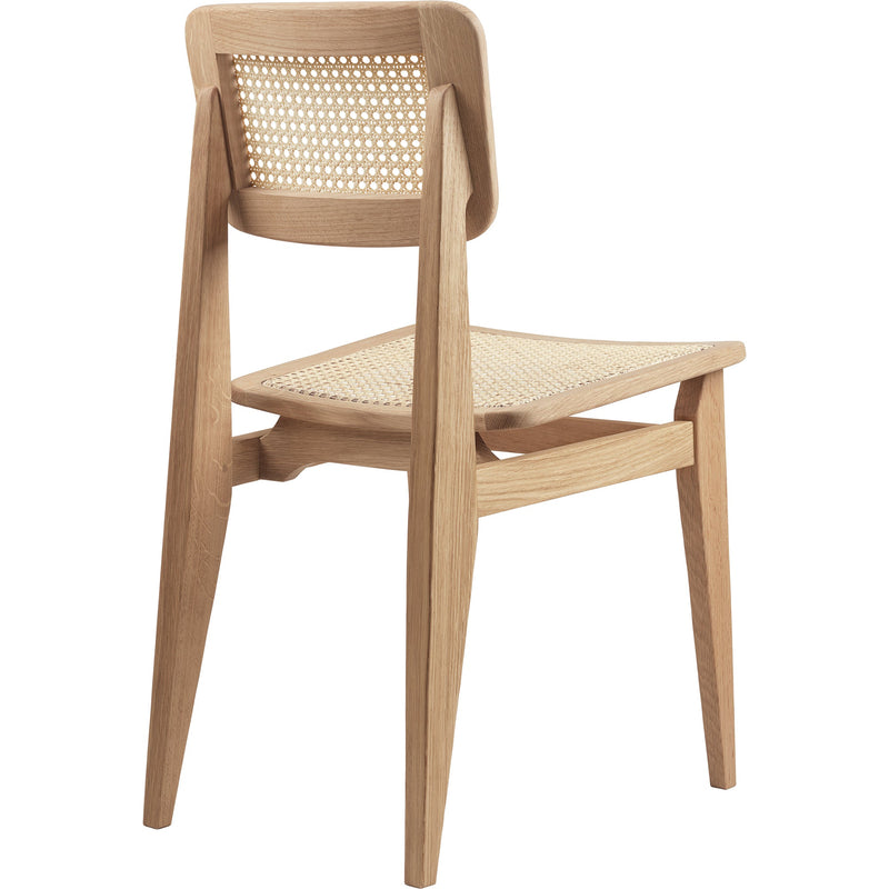 C - Chair Dining Chair - All French Cane - Gubi - Chairs - American Oiled Walnut - HORNE