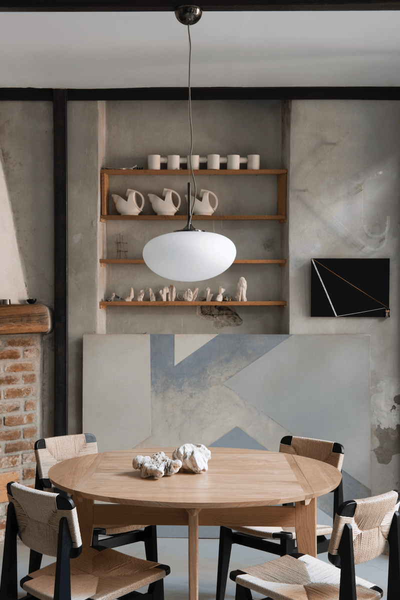 C - Chair Dining Chair - Paper Cord - Gubi - Chairs - American Oiled Walnut - HORNE