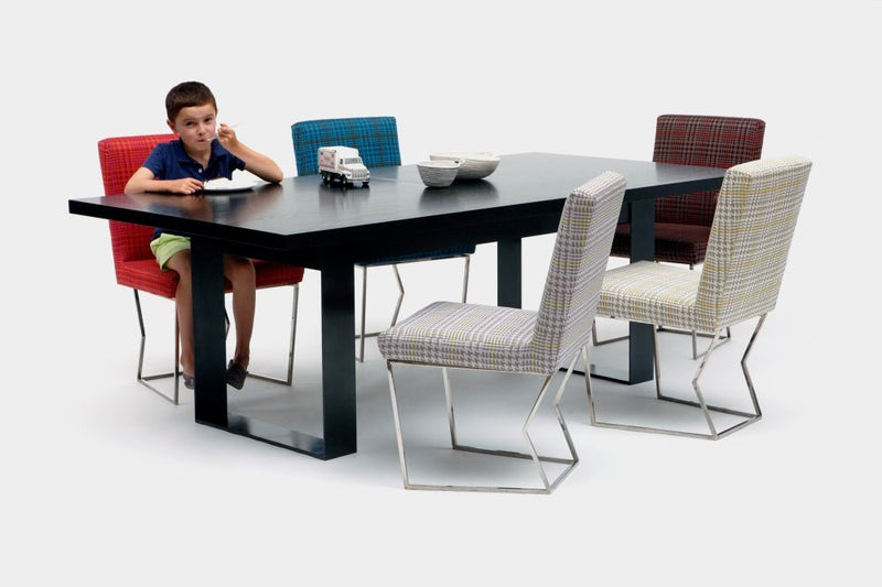 C2 W Houndstooth Chair - Artless - Chairs - Dusk - Without Arms - HORNE