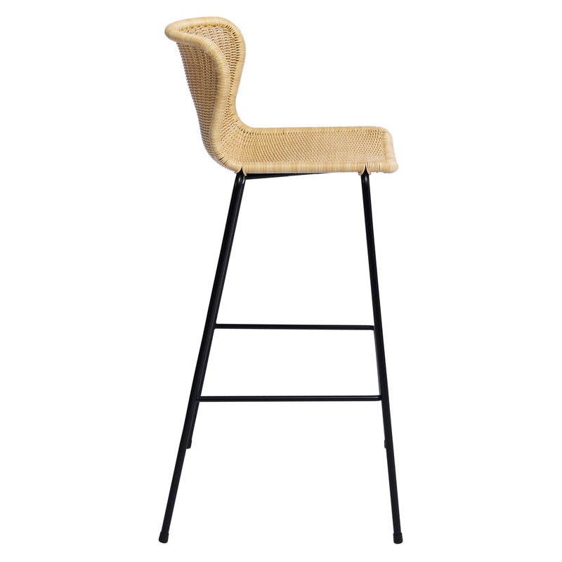 C603 Outdoor Bar Stool - Feelgood Designs - Outdoor Furniture - Natural Weave - HORNE