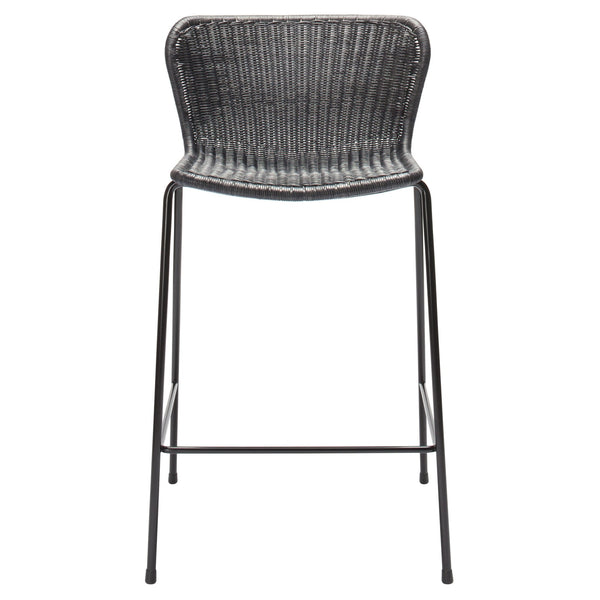 C603 Rattan Counter Stool - Feelgood Designs - Stools + Benches + Ottomans - Charcoal - HORNE