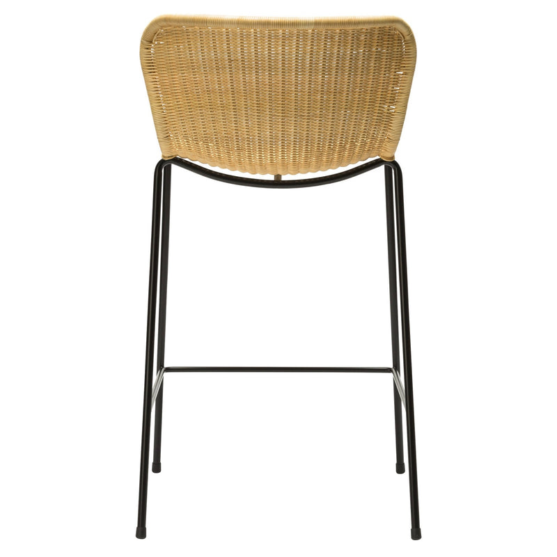 C603 Rattan Counter Stool - Feelgood Designs - Stools + Benches + Ottomans - Natural - HORNE