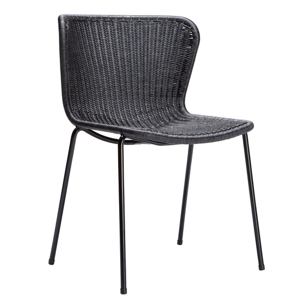 C603 Rattan Dining Chair - Feelgood Designs - Chairs - Charcoal - HORNE