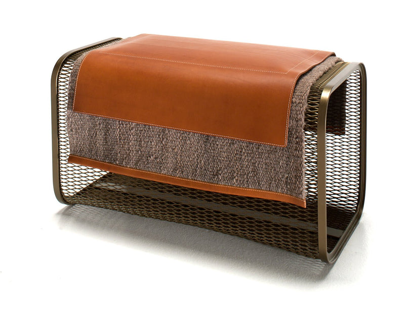 Caballito Blanco Small - Leather And Fabric