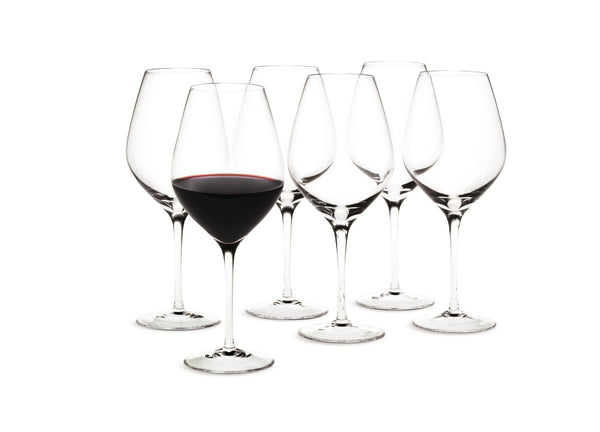 Cabernet Red Wine Glass - Set of 6 - Holmegaard - Wine + Champagne Glasses - HORNE