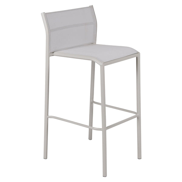 Cadiz High Barstool - Stereo Fabric - Set of 2 - Fermob - Outdoor Furniture - Clay Grey - HORNE