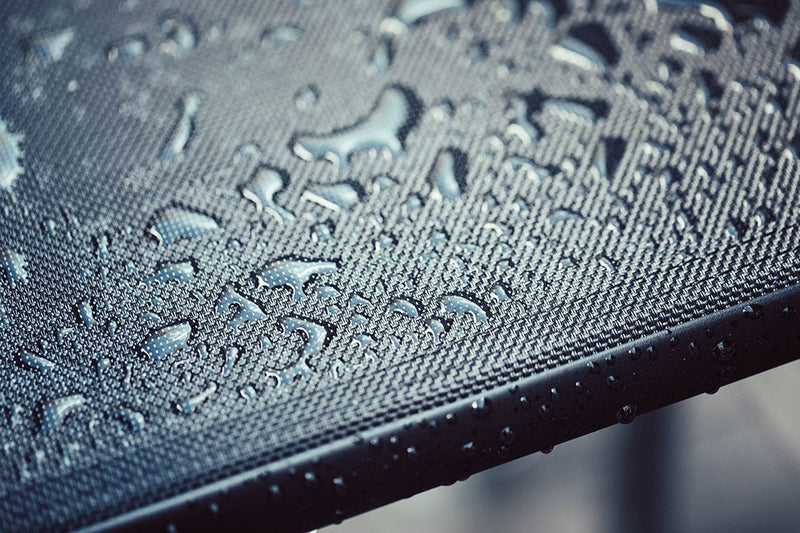 Cadiz High Barstool - Stereo Fabric - Set of 4 - Fermob - Outdoor Furniture - Acapulco Blue - HORNE