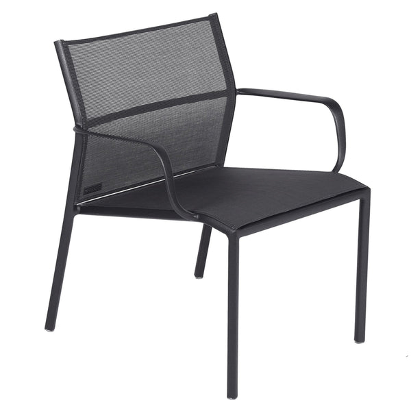 Cadiz Low Armchair - Stereo Fabric - Set of 4 - Fermob - Outdoor Furniture - Anthracite - HORNE