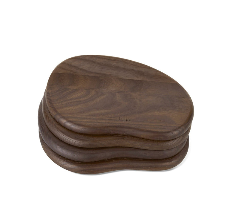 Cairn Butter Boards - Set of 4 - Ferm Living - Serveware - Oak - HORNE