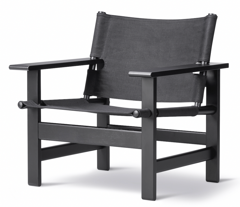 Canvas Chair - Fredericia - Chairs - Natural Canvas/Oak Light Oil - HORNE