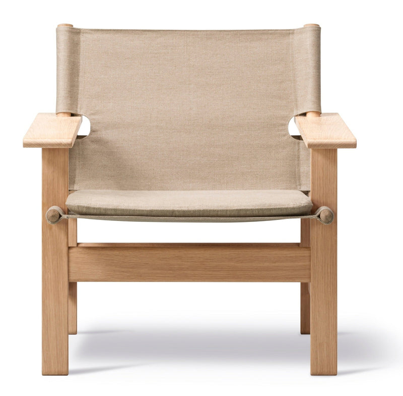 Canvas Chair - Fredericia - Chairs - Natural Canvas/Oak Light Oil - HORNE