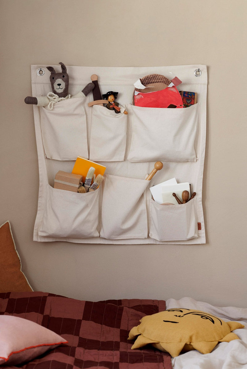 Canvas Wall Pockets - Ferm Living - Storage + Organization - Large - HORNE