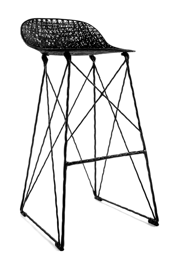 Carbon Bar Stool - Moooi - Stools + Benches + Ottomans - High - HORNE