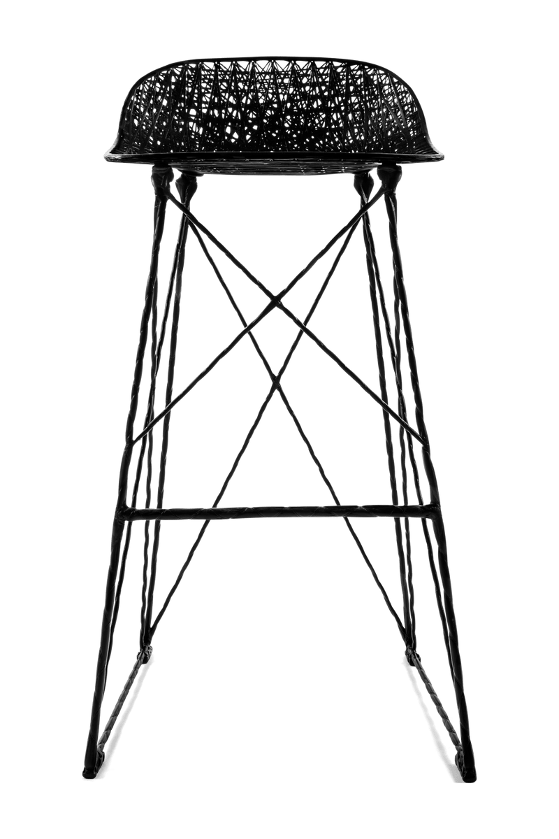 Carbon Bar Stool - Moooi - Stools + Benches + Ottomans - High - HORNE
