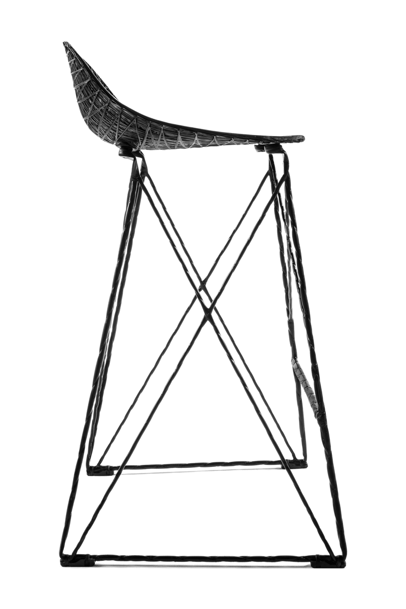 Carbon Bar Stool - Moooi - Stools + Benches + Ottomans - High - HORNE
