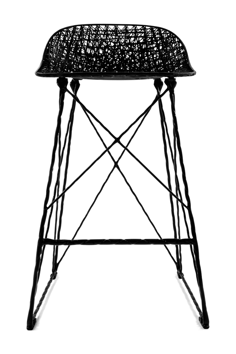 Carbon Bar Stool - Moooi - Stools + Benches + Ottomans - High - HORNE