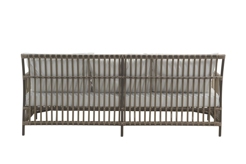 Caroline 3 - Seater Sofa - Exterior - Sika Design - Outdoor Furniture - Dove White - Tempotest White Canvas - HORNE