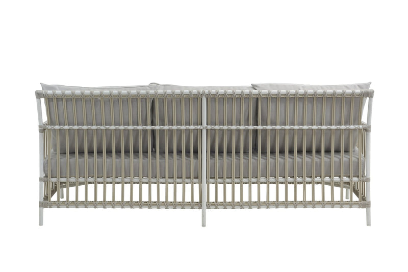 Caroline 3 - Seater Sofa - Exterior - Sika Design - Outdoor Furniture - Dove White - Tempotest White Canvas - HORNE