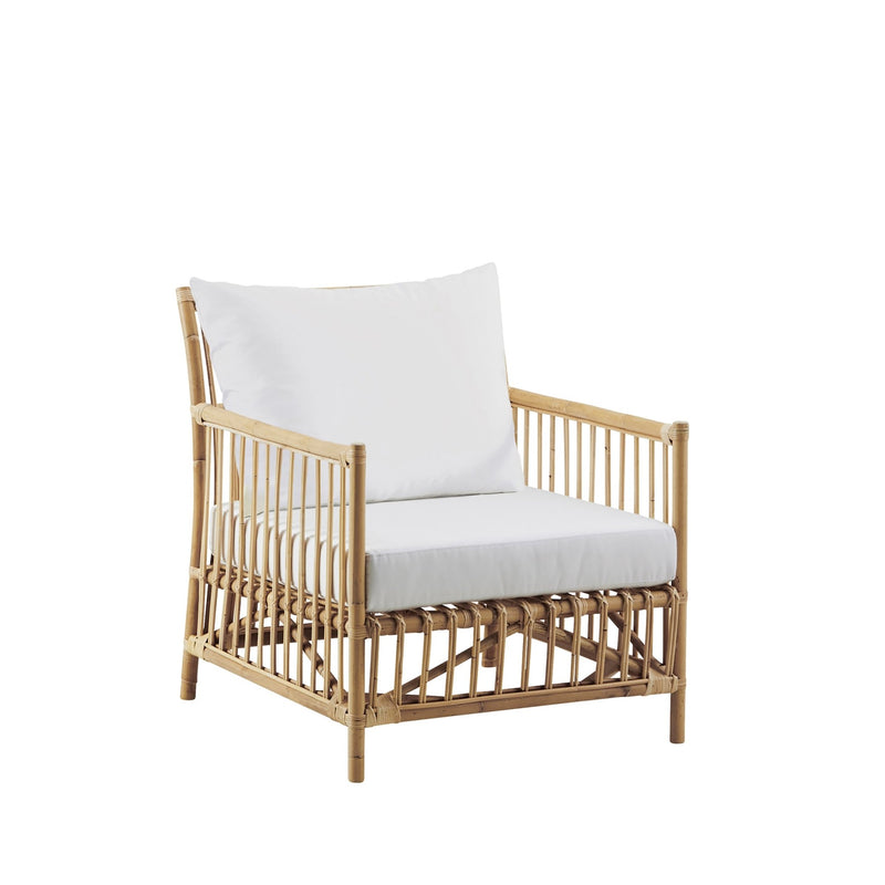 Caroline Lounge Chair - Sika Design - Chairs - Black - Tempotest White Canvas - HORNE