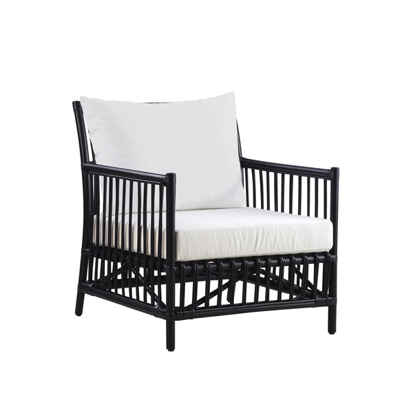 Caroline Lounge Chair - Sika Design - Chairs - Black - Tempotest White Canvas - HORNE