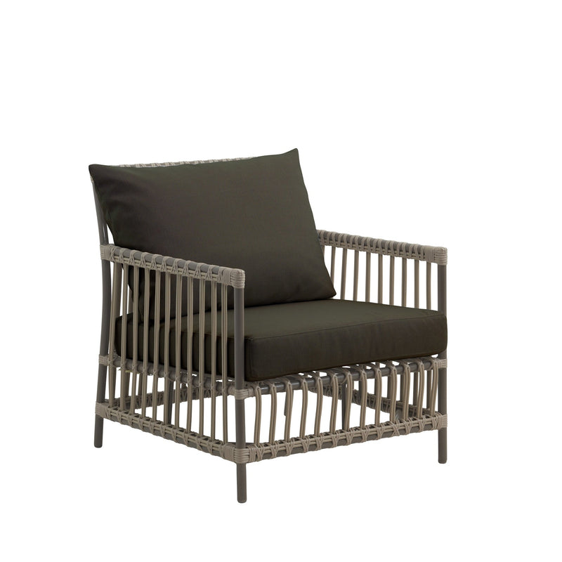 Caroline Lounge Chair - Exterior - Sika Design - Outdoor Furniture - Dove White - Tempotest White Canvas - HORNE