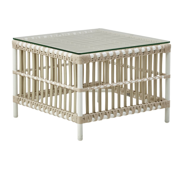 Caroline Side Table Exterior - Sika Design - Outdoor Furniture - Dove White - HORNE