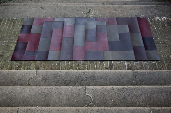 Carpet Mathé - Dark - Oscar Maschera - Rugs - 39.3" x 94.4" - HORNE