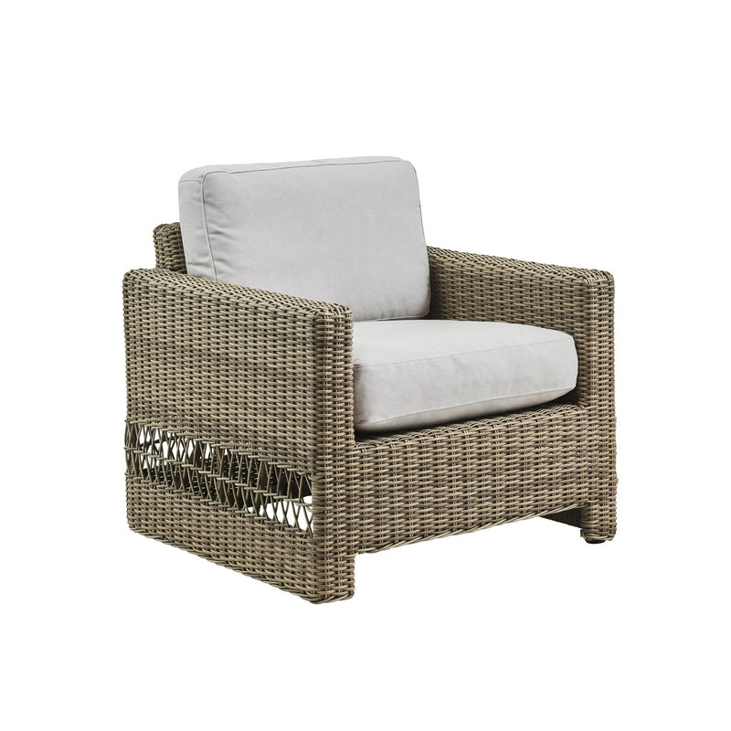 Carrie Lounge Chair - Exterior - Sika Design - Outdoor Furniture - Antique - Sunbrella Sailcloth Seagull - HORNE