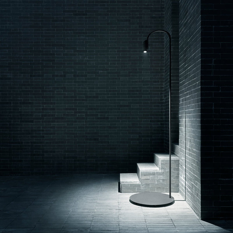 Caule Bollard 1 - Solid Shade Floor Lamp - Flos - Floor Lamps - White - 2700K - No Caule Box - HORNE