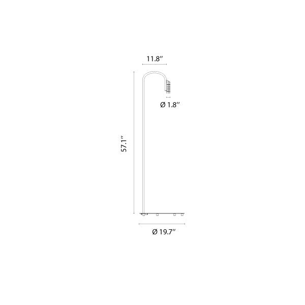 Caule Floor 3 - Nest Shade Floor Lamp - Flos - Floor Lamps - White - 2700K - HORNE