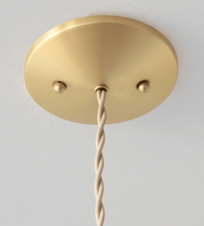 Celeste Pendant - Lostine - Pendants - Cloud Blue Leather - White Canopy - HORNE