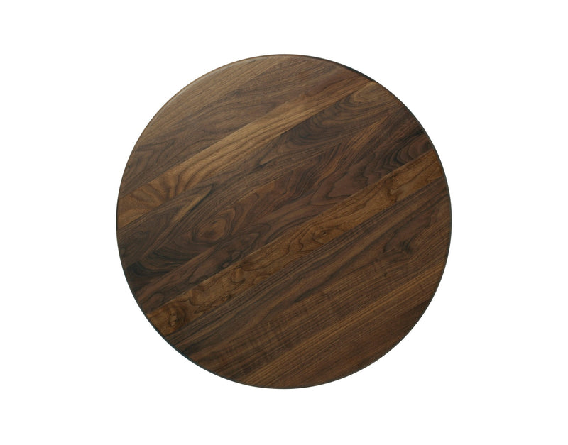 Small, round oak wood coffee table by Carl Hansen & Son