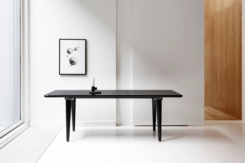Minimalist, modern oak wood desk by Carl Hansen & Son