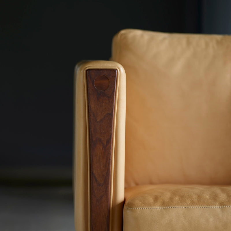 CH162 Sofa - Carl Hansen & Son - Sofas - Soaped Oak - Fabric - Gabriel Mood - 04104 - HORNE