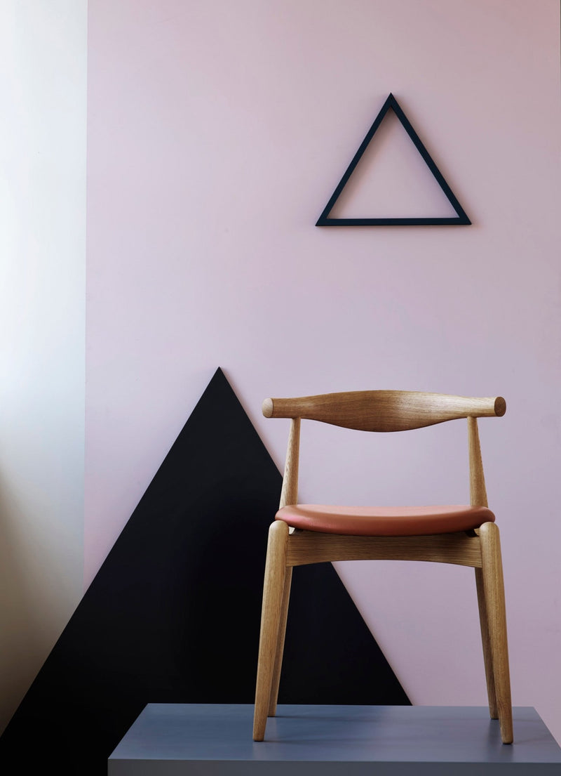 CH20 Elbow Chair - Carl Hansen & Son - Chairs - Soaped Beech - Fabric - Gabriel Mood - 04104 - HORNE