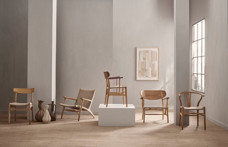 CH23 Dining Chair - Natural Paper Cord - Carl Hansen & Son - Chairs - Soaped Oak - HORNE