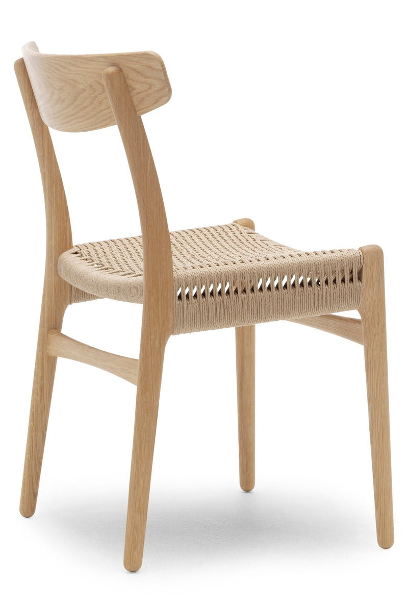 CH23 Dining Chair - Natural Paper Cord - Carl Hansen & Son - Chairs - Soaped Oak - HORNE