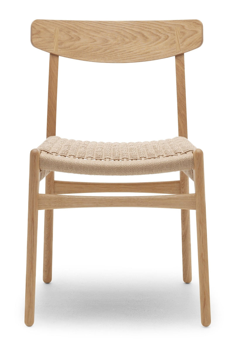 CH23 Dining Chair - Natural Paper Cord - Carl Hansen & Son - Chairs - Soaped Oak - HORNE