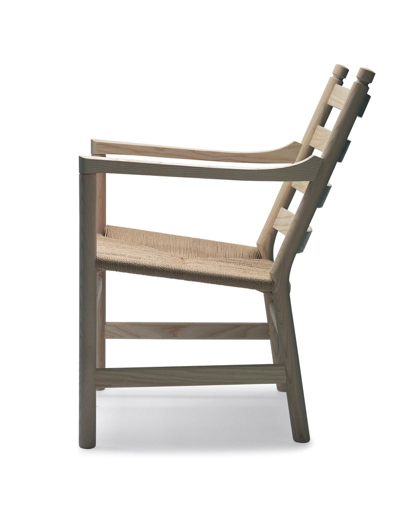 CH44 Lounge Chair - Carl Hansen & Son - Chairs - Soaped Oak/Natural Cord - HORNE