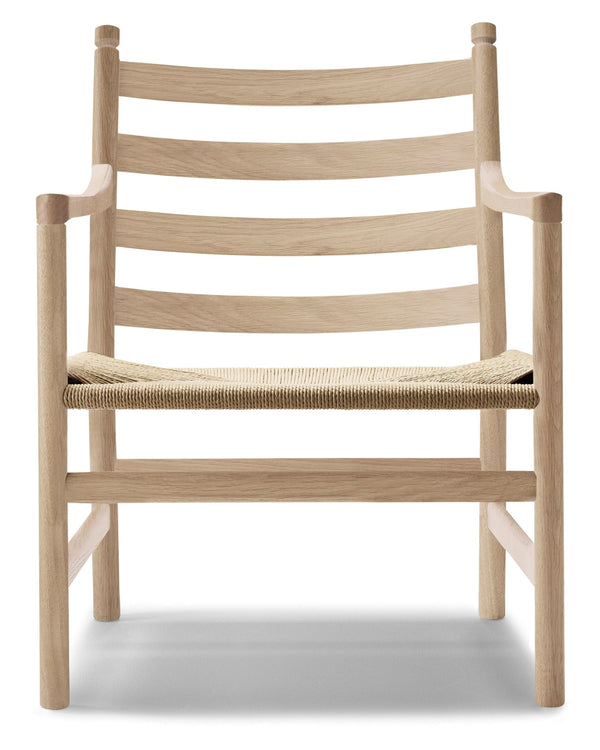 CH44 Lounge Chair - Carl Hansen & Son - Chairs - Soaped Oak/Natural Cord - HORNE