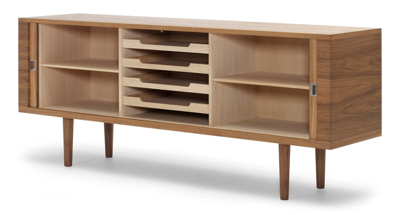 CH825 Credenza - Carl Hansen & Son - Sideboards + Cabinets - Oiled Walnut - HORNE