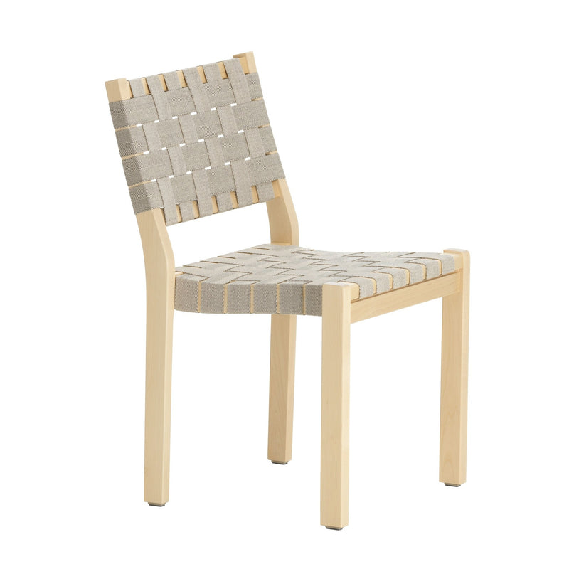 Chair 611 - Natural Lacquered - Artek - Chairs - Black - HORNE