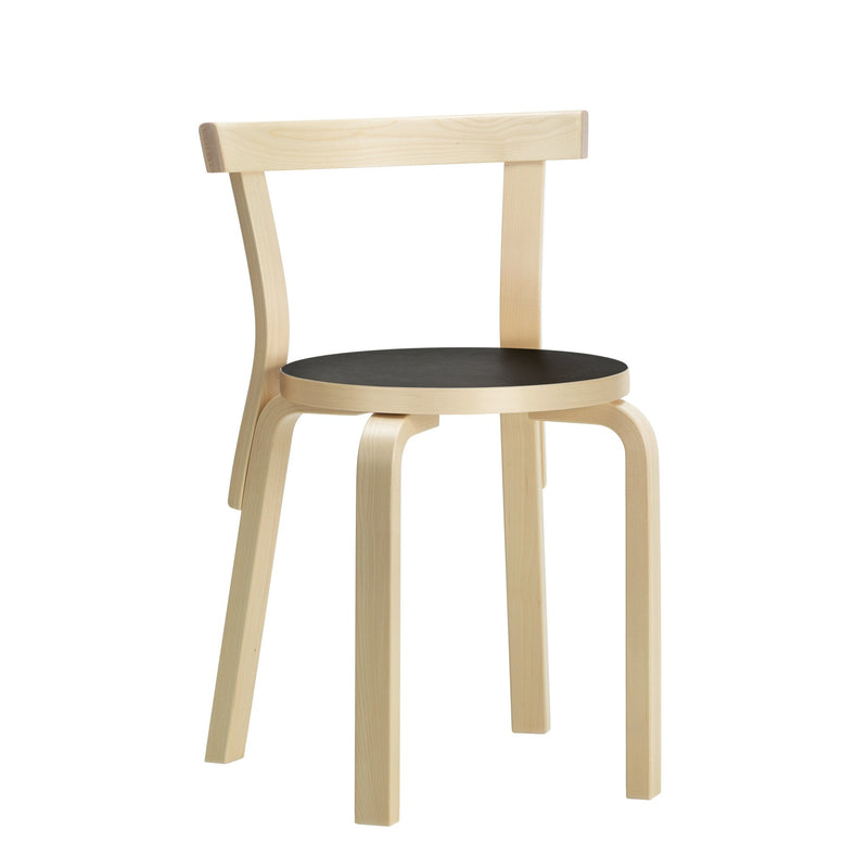 Chair 68 Natural Lacquered by Alvar Aalto - Artek - Chairs - Birch - HORNE