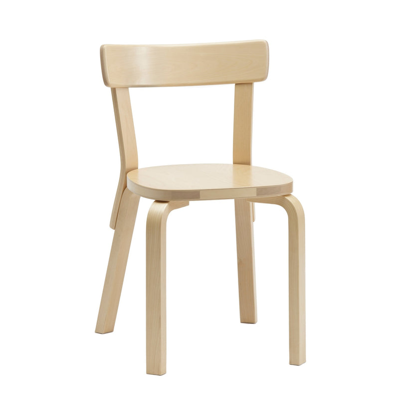 Chair 69 by Alvar Aalto - Artek - Chairs - Birch Veneer Seat - HORNE