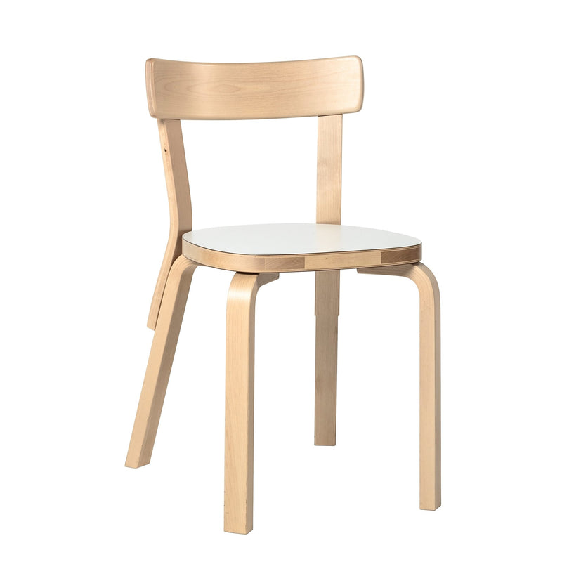 Chair 69 by Alvar Aalto - Artek - Chairs - Birch Veneer Seat - HORNE