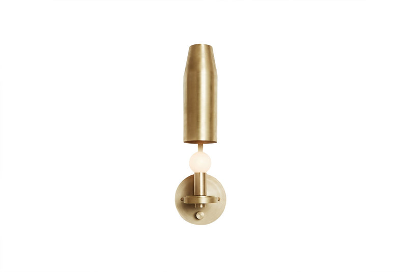 Chamber Sconce - Workstead - Wall Sconces - Hardwired - Hewn Brass - HORNE