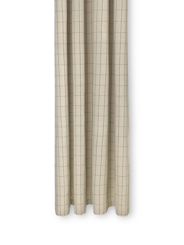 Chambray Shower Curtain - 80.7"H - Ferm Living - Bath - Grid - HORNE