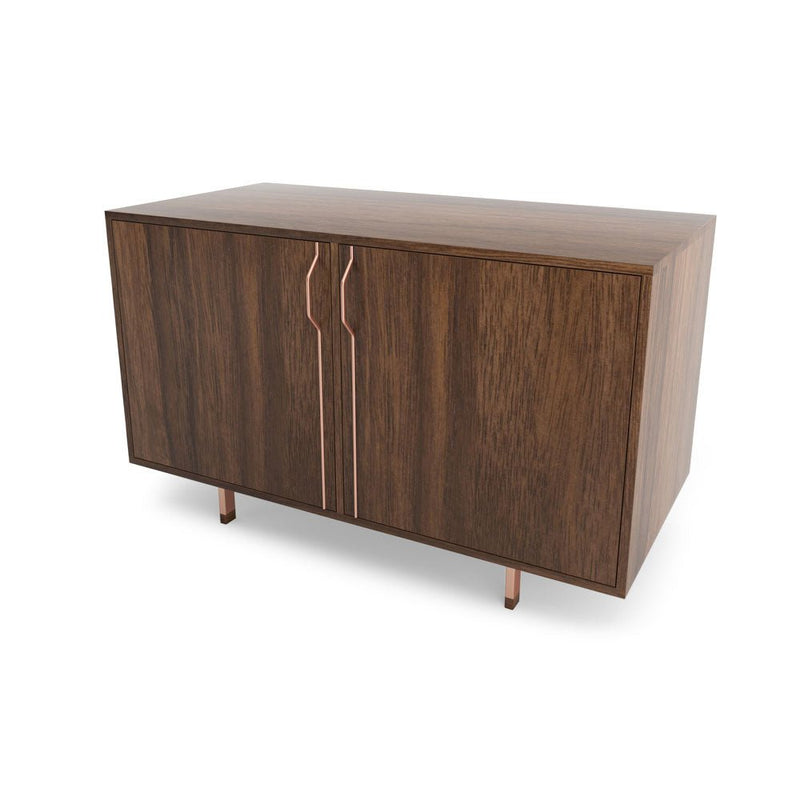 Chapman Double Unit Storage Cabinet - Walnut - Tronk - Sideboards + Cabinets - Black - HORNE